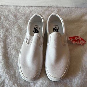 NEW White Vans - Women's size 10